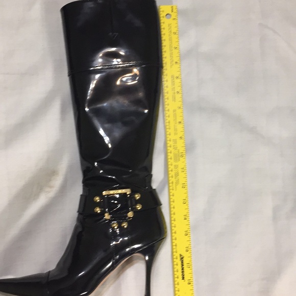 Luciano Padovan Patent Boots - Picture 8 of 8